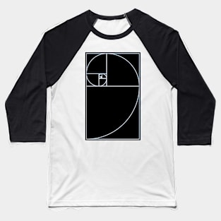 Fibonacci spiral, artwork (A900/0071) Baseball T-Shirt